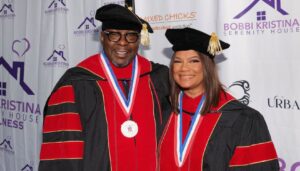Bobby Brown, Wife Receive Honorary Degrees At Leaders Esteem