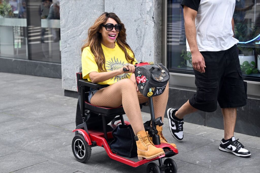 Wendy Williams Spotted Riding Scooter In NYC On 61st Birthday Wendy Williams Spotted Riding Scooter In NYC On 61st Birthday