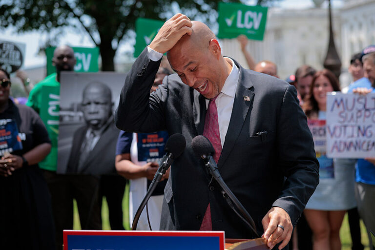 Cory Booker Talks Like A Fighter—But Votes Like A Friend