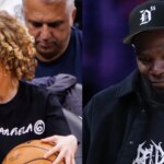 Drake’s Son Adonis Hangs Out With Kevin Durant