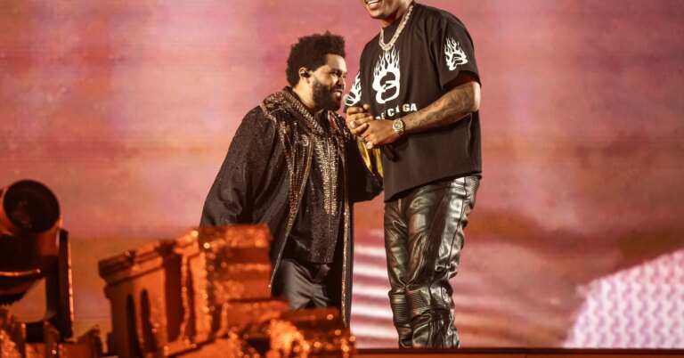 The Weeknd Brings Out Future For “Low Life” Performance