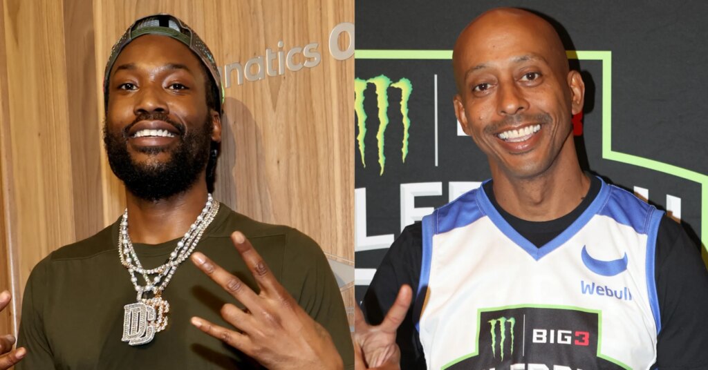 Meek Mill Gifts Gillie Da Kid Iced-Out Chain Of His Late Son YNG Cheese