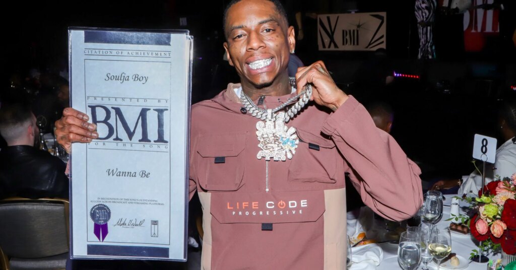Soulja Boy Becomes “First Rapper” With A Labubu Chain