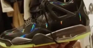Usher’s Air Jordan 4 “Universe” PE Captures Halftime History Usher’s Air Jordan 4 “Universe” PE Captures Halftime History