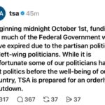 Government Agencies Blame ‘Radical Left’ For Shutdown