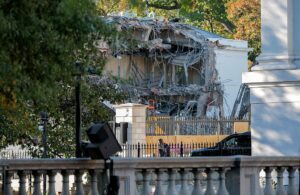 White House Demolition Of East Wing Begins To Build Trump’s Ballroom