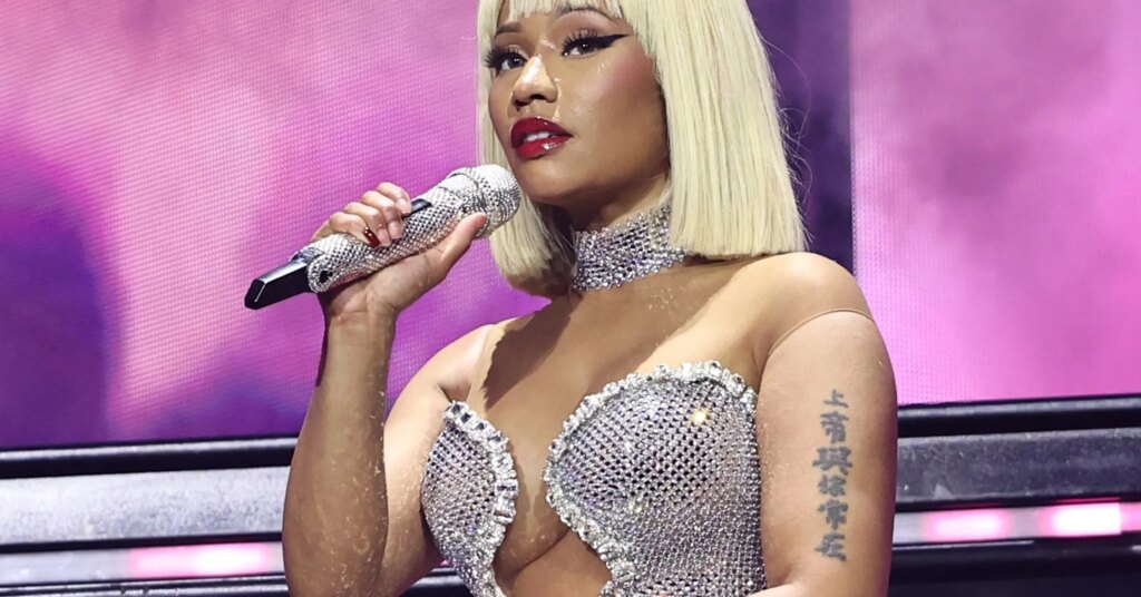 Nicki Minaj Trolls Jay-Z With Bizarre AI Wig Image Nicki Minaj Trolls Jay-Z With Bizarre AI Wig Image