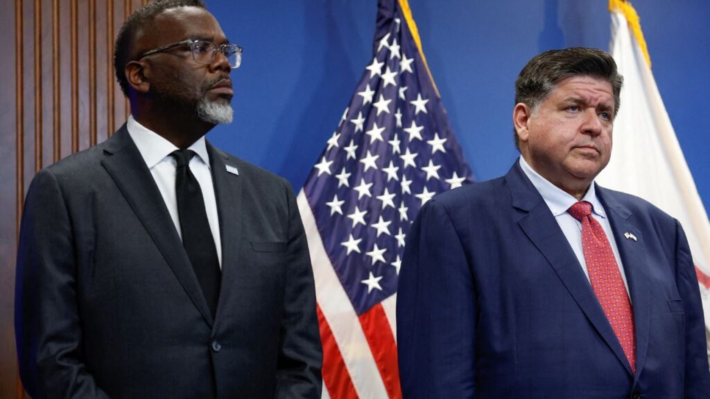 Trump Wants Chicago Mayor, Illinois Governor Arrested After They Speak Out Against ICE Raids Trump Wants Chicago Mayor, Illinois Governor Arrested After They Speak Out Against ICE Raids