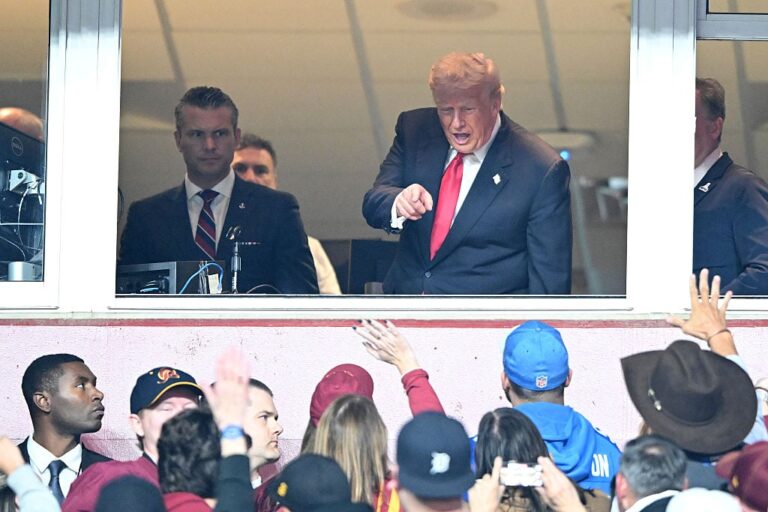 Trump Booed At Commanders Game, Reportedly Wants Stadium Named After Him