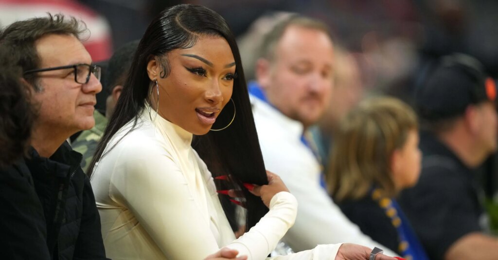 Megan Thee Stallion Makes Heads Turn With Steamy Courtside Look