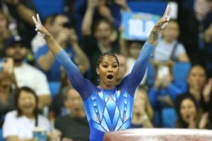 Jordan Chiles Achieves Third Perfect 10 Score As She Nears Rare ‘Gym Slam’ Achievement For College Gymnastics