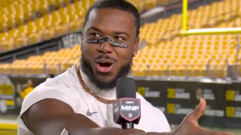 Texans Player Azeez Al-Shaair Sports Pro-Palestine ‘Stop The Genocide’ Message During ‘Monday Night Football’ Telecast