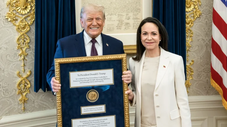 Why Did María Corina Machado Give Trump Her Nobel Peace Prize And What Does It Really Men