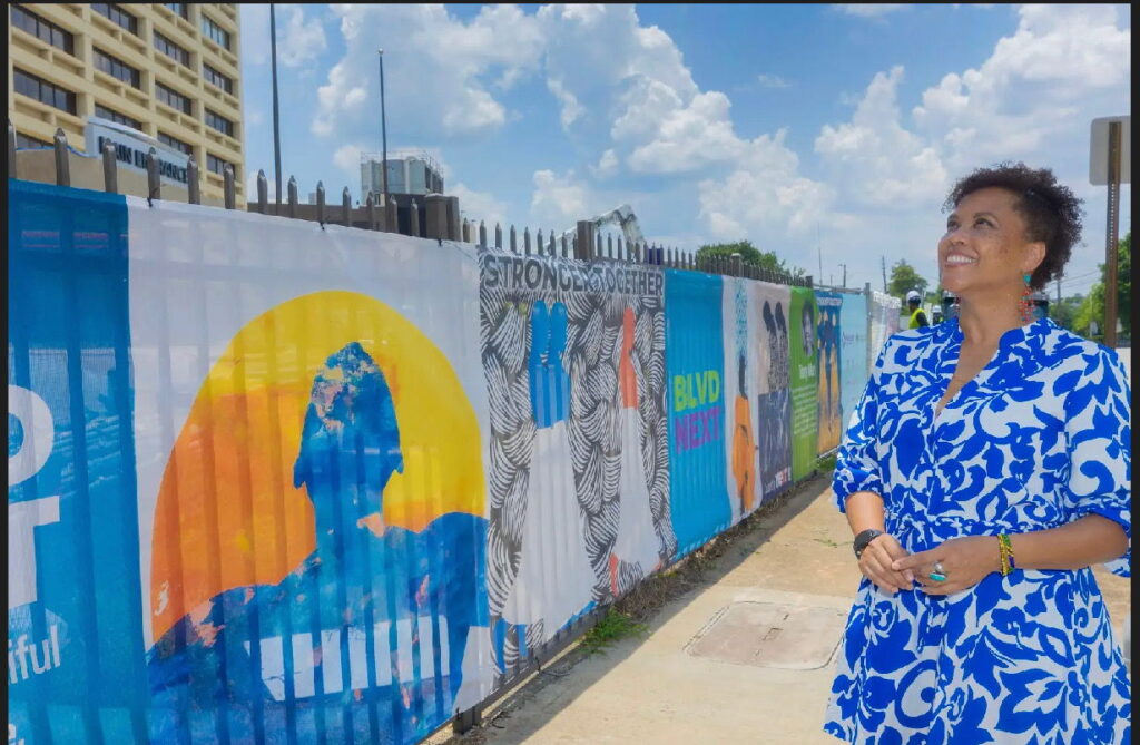 BLVDNEXT Taps Tracy Murrell To Beautify ATL Construction Site