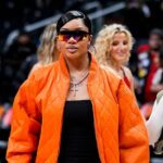 GloRilla Gives Big WAG Energy In A Bold Orange Courtside Look