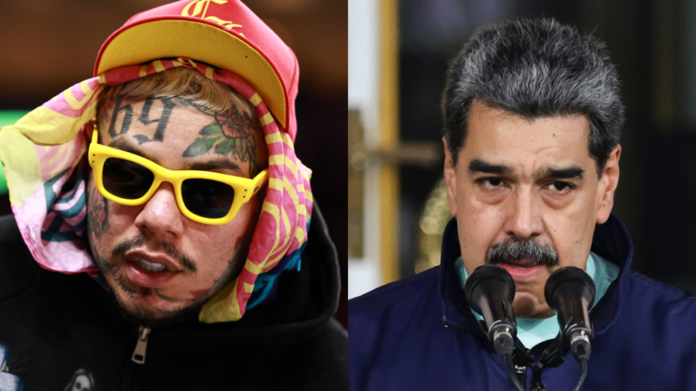 6ix9ine Celebrates Prison Release by Showing Off Maduro-Signed SpongeBob SquarePants Toy