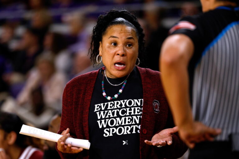 Geno Auriemma Apologizes For Running Up On Coach Dawn Staley—But Not Directly