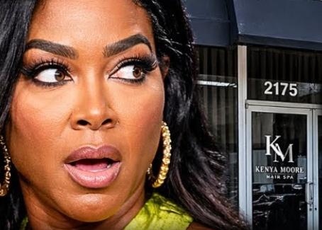 Kenya Moore Faces Public Eviction of Her Luxury Hair Spa in Atlanta