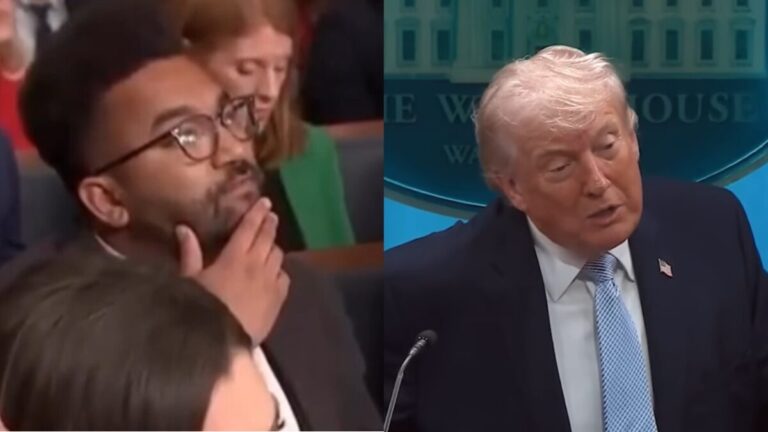 ‘Enough of This!’: Trump Explodes at Black Reporter, But When He Refuses to Flinch, a Visibly Rattled Trump Pulls a Move That Forces the Room Into Dea ‘Enough of This!’: Trump Explodes at Black Reporter, But When He Refuses to Flinch, a Visibly Rattled Trump Pulls a Move That Forces the Room Into Dea