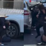 ‘Cowards’: Video of White Man Brutally Beating Black Woman Outside Las Vegas Goes Viral After No One Steps to Intervene