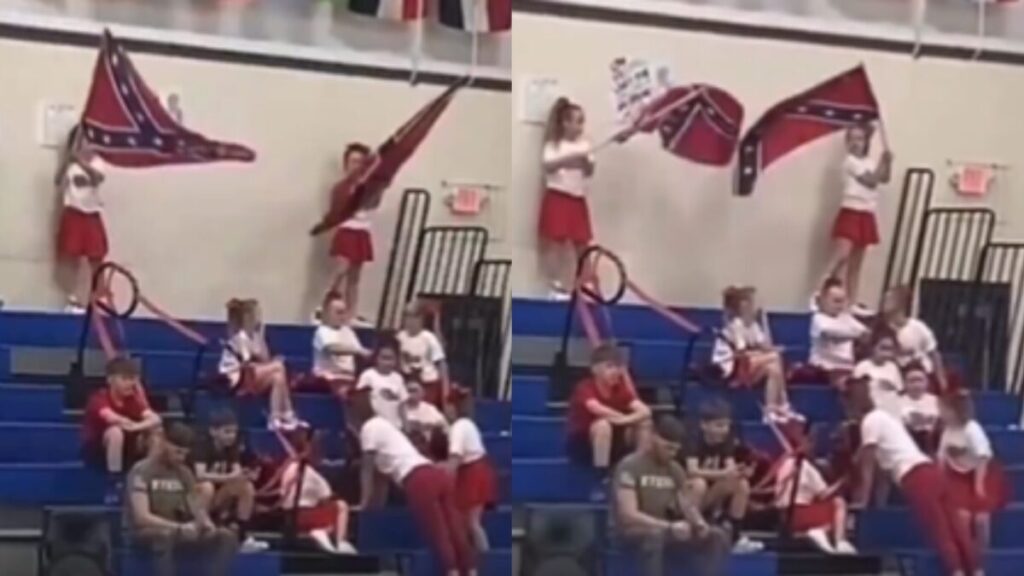 ‘Who Is Raising These Kids?’: Virginia Middle Schoolers Caught Waving Confederate Flags at Basketball Game, Claim the Symbol Is Their Heritage