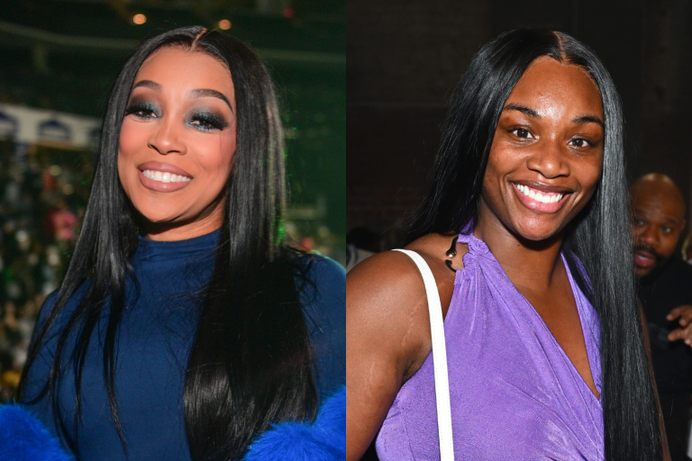 Style Twins? Monica Responds After AI Photo Compares Her & Claressa Shields’ White Shoe Game