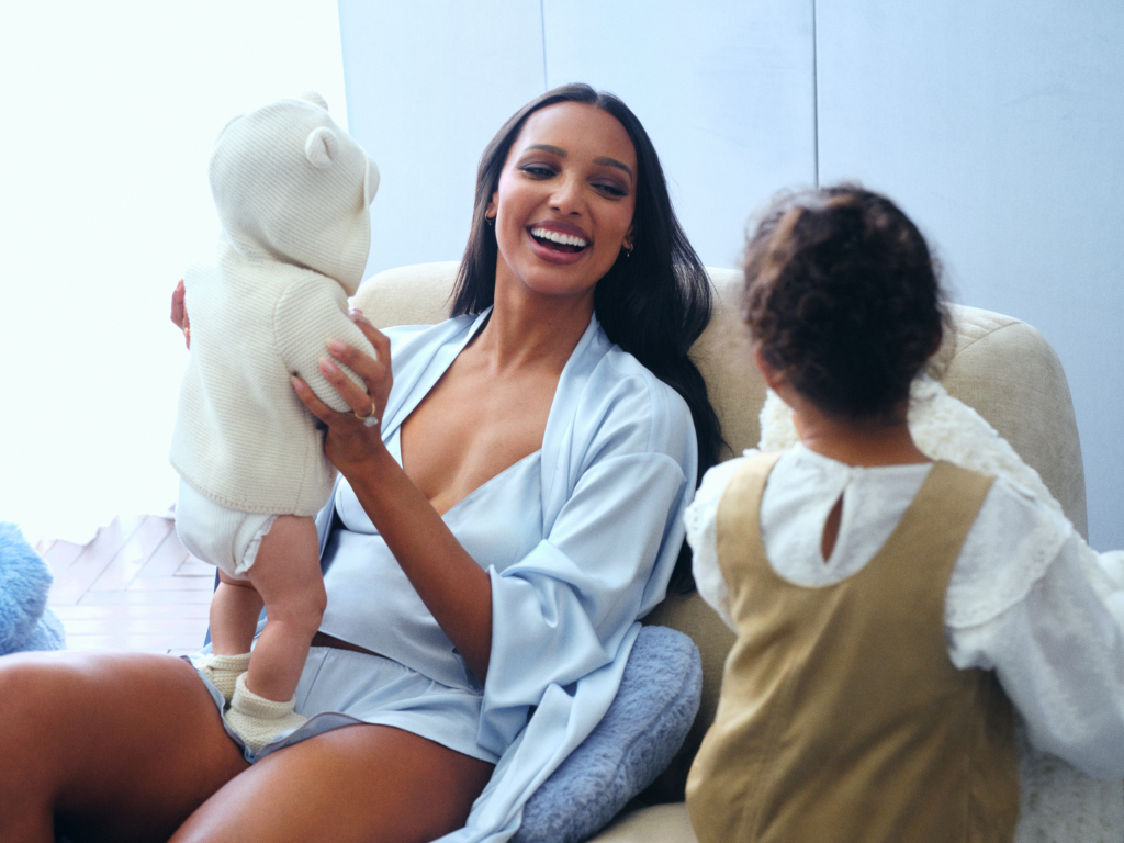 Jasmine Tookes Shines in Victoria’s Secret Mother’s Day Campaign