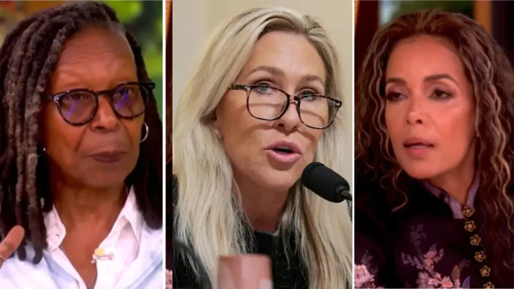 ‘Let Her Tell You!’: Whoopi Goldberg Snaps After Sunny Hostin Refuses to Back Down as MTG Clash Erupts Into Chaos on ‘The View’ ‘Let Her Tell You!’: Whoopi Goldberg Snaps After Sunny Hostin Refuses to Back Down as MTG Clash Erupts Into Chaos on ‘The View’