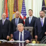 This Is Not a Joke Anymore: Trump Refuses to Stand During Major Announcement And Cameras Zoom In On What He’s Hiding