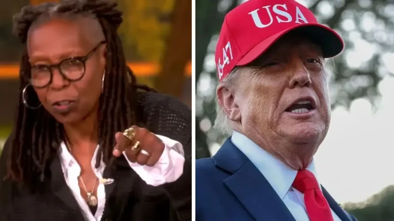 ‘OMG… This Man’: Whoopi Exposes the Glaring Flaw in Trump’s Staged Photo-Op That His Whole Team Missed