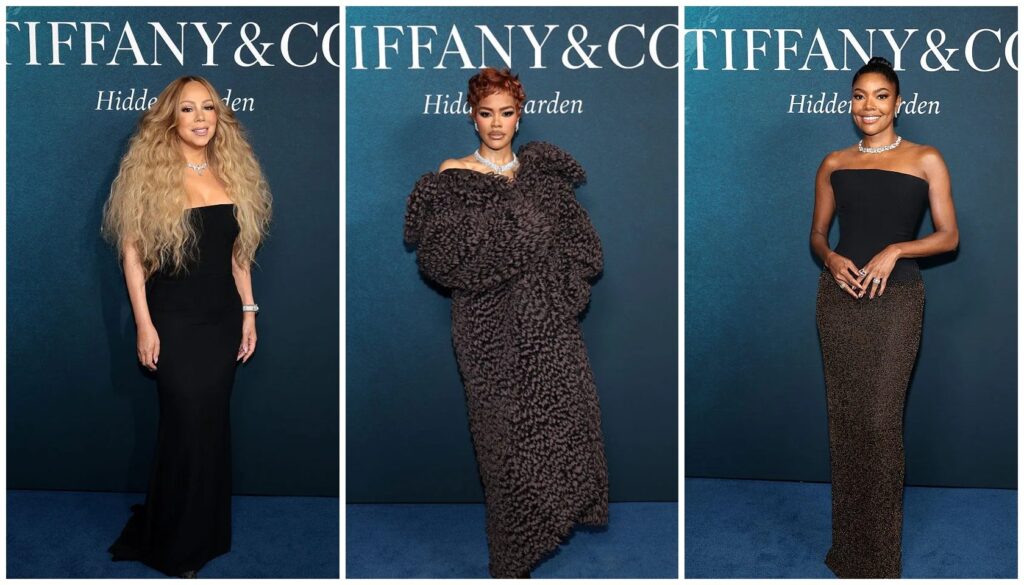 Baddies In Bloom: Mariah Carey, Teyana Taylor & Gabrielle Union Sizzle & Slay Tiffany & Co.’s Hidden Garden Event