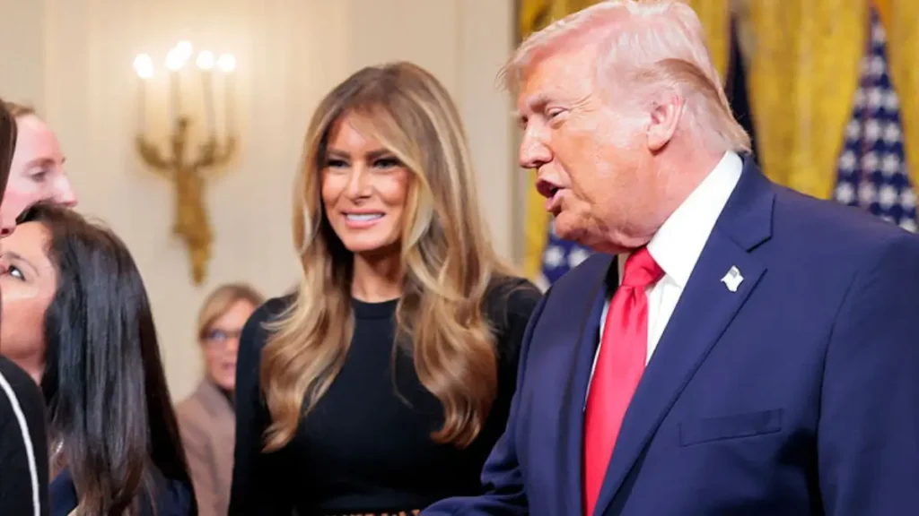 ‘She Should Have Slapped Him’: Trump Veers Off Mid Rant as His Eyes Lose Focus Then Introduces First Lady Melania Like She’s a Stranger