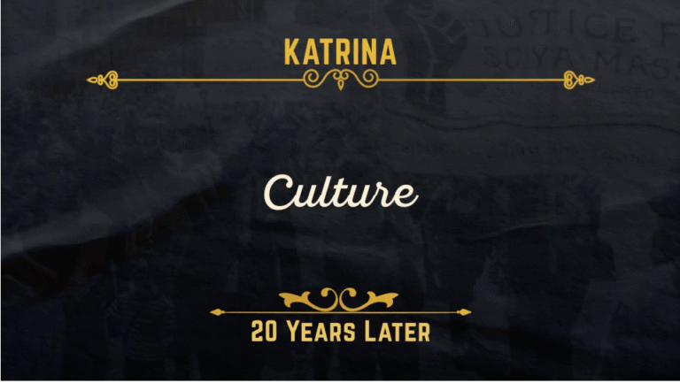 Hurricane Katrina 20 Years Later: Culture & Passing The Baton