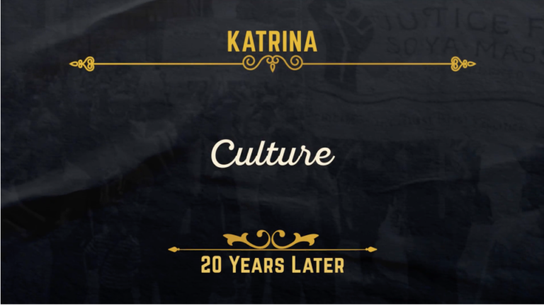 Hurricane Katrina 20 Years Later: Culture & Passing The Baton Hurricane Katrina 20 Years Later: Culture & Passing The Baton