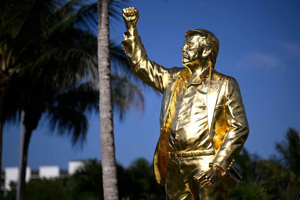 MAGA Ministry: Gold Statue Of Trump Debuts At Doral Miami Golf Course As Black Pastor Calls Moment ‘One Of The Greatest Honors’ Of His Life MAGA Ministry: Gold Statue Of Trump Debuts At Doral Miami Golf Course As Black Pastor Calls Moment ‘One Of The Greatest Honors’ Of His Life