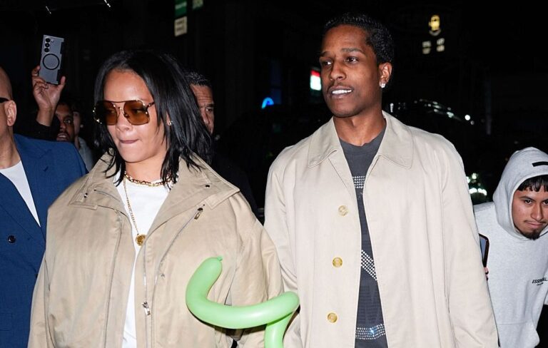 Fenty Family Business: Rihanna & A$AP Rocky Wear Coordinating ‘Fits For Son RZA’s 4th Birthday Bash