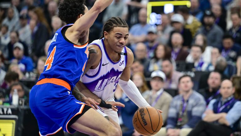‘Why not us?’ Keyonte George thinks Utah Jazz can be playoff team ‘Why not us?’ Keyonte George thinks Utah Jazz can be playoff team