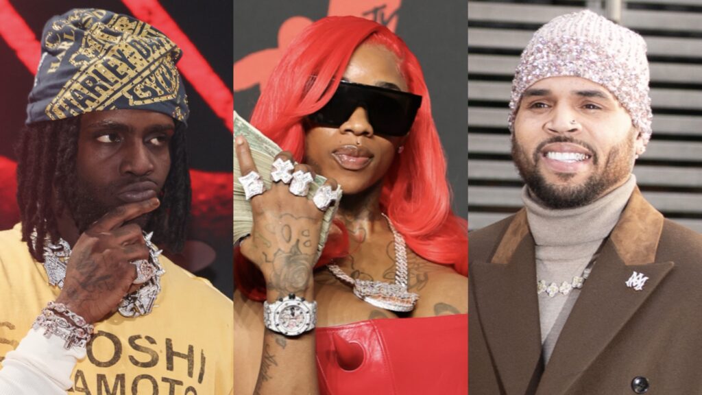 Oop! Chief Keef Reacts After Sexyy Red Posts Cozy Flicks With Chris Brown (PHOTOS)
