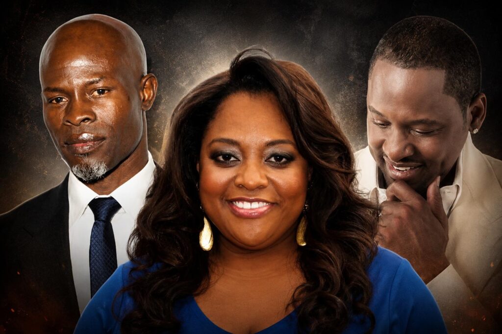 Social Heat: Djimon Hounsou, Sherri Shepherd, Johnny Gill: Legal, TV, Birthday News Social Heat: Djimon Hounsou, Sherri Shepherd, Johnny Gill: Legal, TV, Birthday News