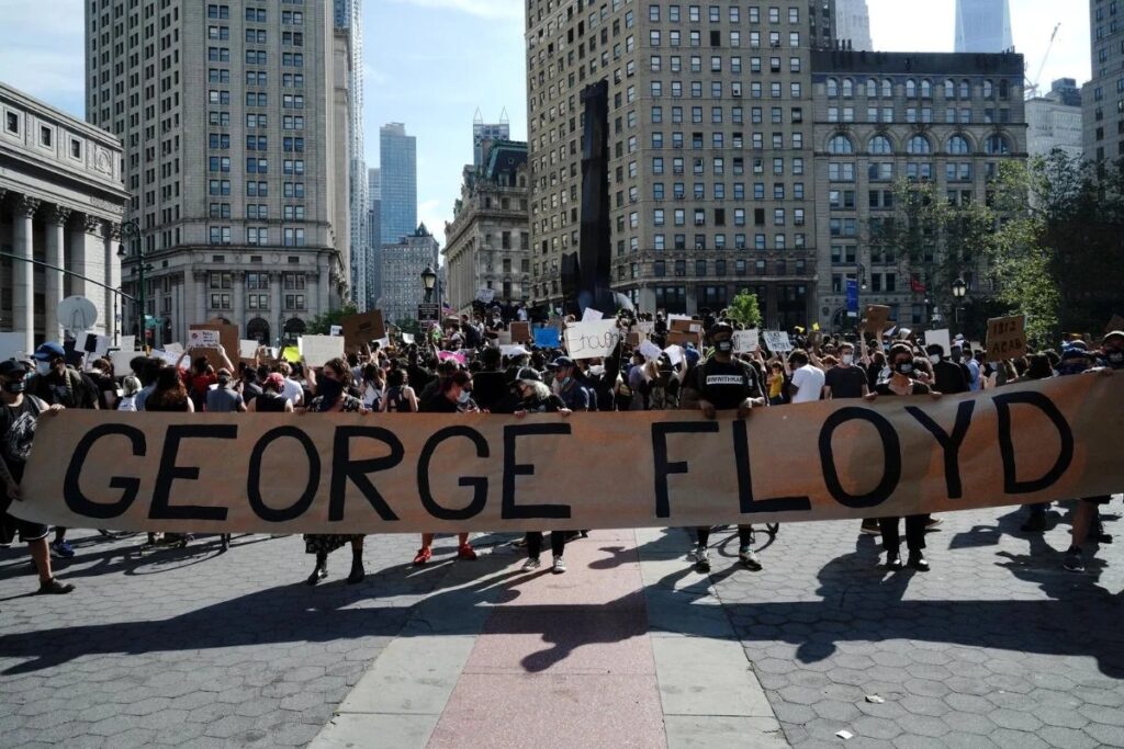 George Floyd Remembered In Minneapolis Post As Racist Replies Show America’s Ongoing Divide
