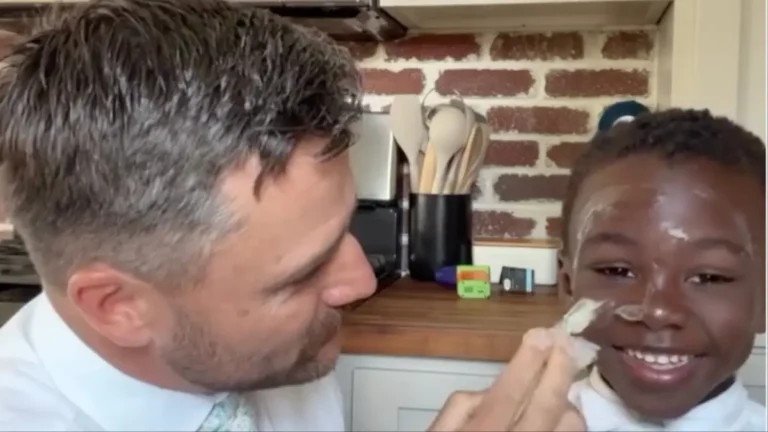 ‘Disturbing to Watch’: White Dad Influencer Smears Vaseline Into Adopted Black Son’s Face Inciting Controversy and Fierce Debate Online