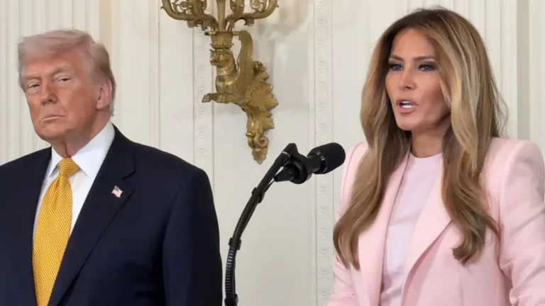 ‘Are You Kidding Me?’: Trump Forces Melania to Step Up Her First Lady Duties with ‘Cringe’ Lie, But That Look and the Room Laughing Tell a Different S