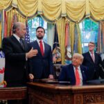 He’s Covering Up: Trump Official Who Was Epstein’s Neighbor Sweats, Mumbles Through Questions About Ties to Scandal