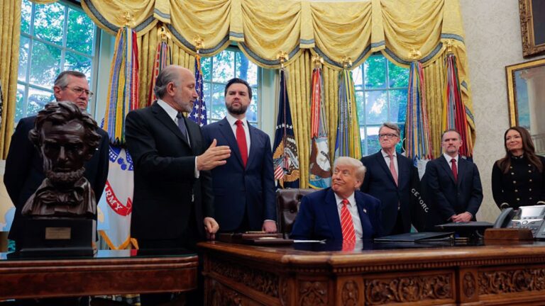 He’s Covering Up: Trump Official Who Was Epstein’s Neighbor Sweats, Mumbles Through Questions About Ties to Scandal