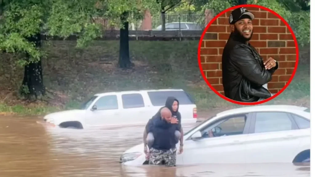 ‘People Just Drove Past Her’: Iraq Veteran Admits Atlanta Flood Rescue Triggered His PTSD After He Carried Woman from Roof of Sinking Car