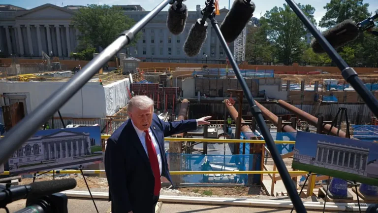 ‘A New Six Flags?’: Trump’s  Million Birthday Circus Is Already Taking Over the White House Lawn — and the Leaked Photos Have People Stunned