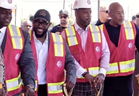 Kendrick Lamar Makes a Mark at His High School Groundbreaking Ceremony