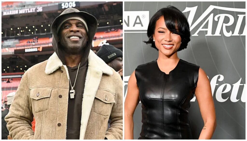 Go, Granny! Karrueche & Deion Sanders Send Internet Into Heart-Eye Hysterics With Sweet Smooching Video