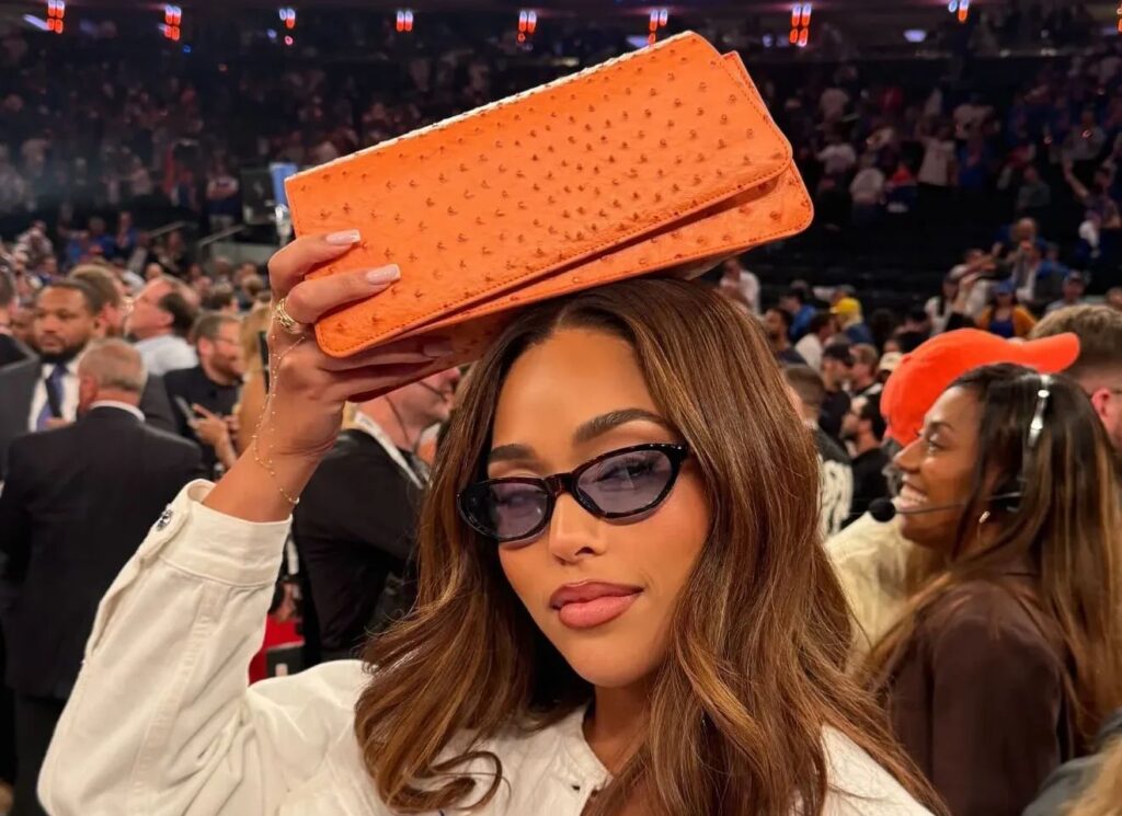 Jordyn Woods, Her ‘Lucky’ 5 Bag And All The Knicks Vs. Spurs Game 4 Celebrity Sightings