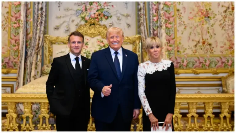‘Slap Him’: Trump’s Cringeworthy Lean-In Toward World Leader’s Wife Backfires — As She Swerves Out of Reach in the Nick of Time ‘Slap Him’: Trump’s Cringeworthy Lean-In Toward World Leader’s Wife Backfires — As She Swerves Out of Reach in the Nick of Time